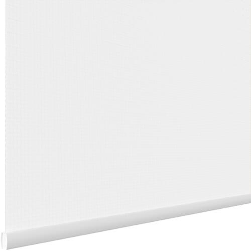 Schuette® Estor enrollable opaco termico a medida • Colección Thermo Blackout: Snowflake (Blanco) • Soporte universal 2in1 sin taladrar y con taladro • Color del perfil: Blanco