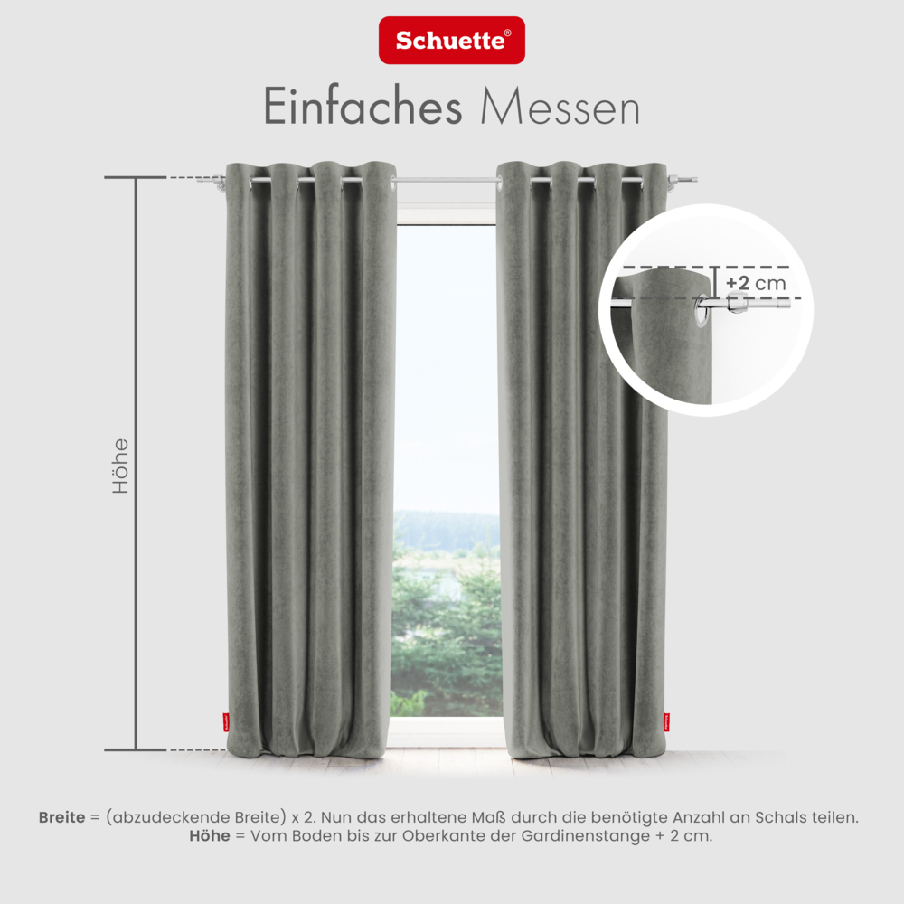 Anleitung zum Fenster für Vorhänge ausmessen
