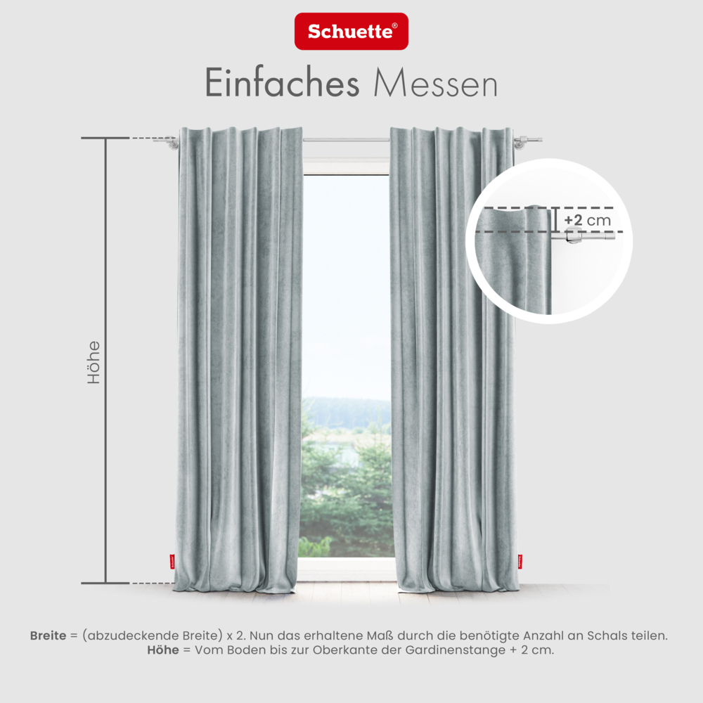 Anleitung zum Fenster für Vorhänge ausmessen