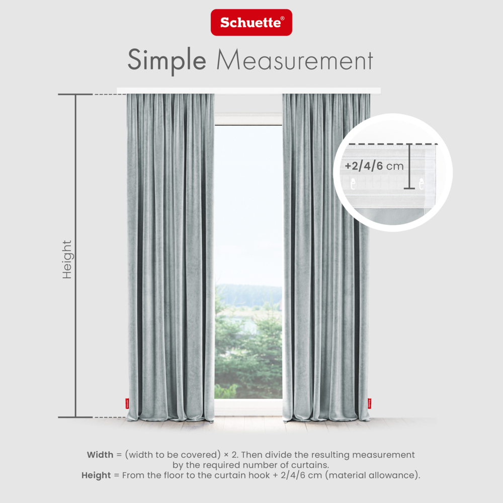 Guide to measuring windows for curtains