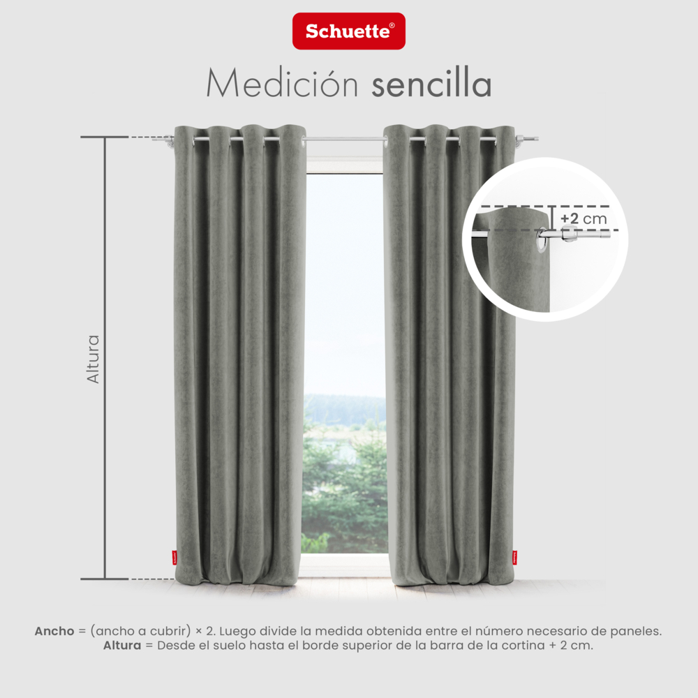 Guía para medir las ventanas para cortinas