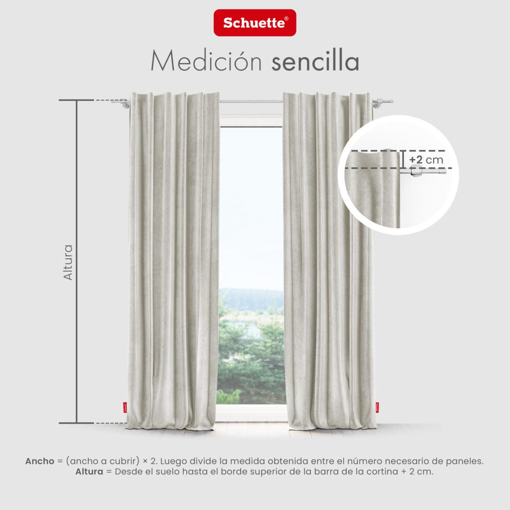 Guía para medir las ventanas para cortinas
