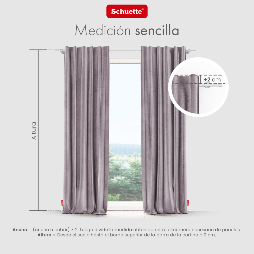 Guía para medir las ventanas para cortinas