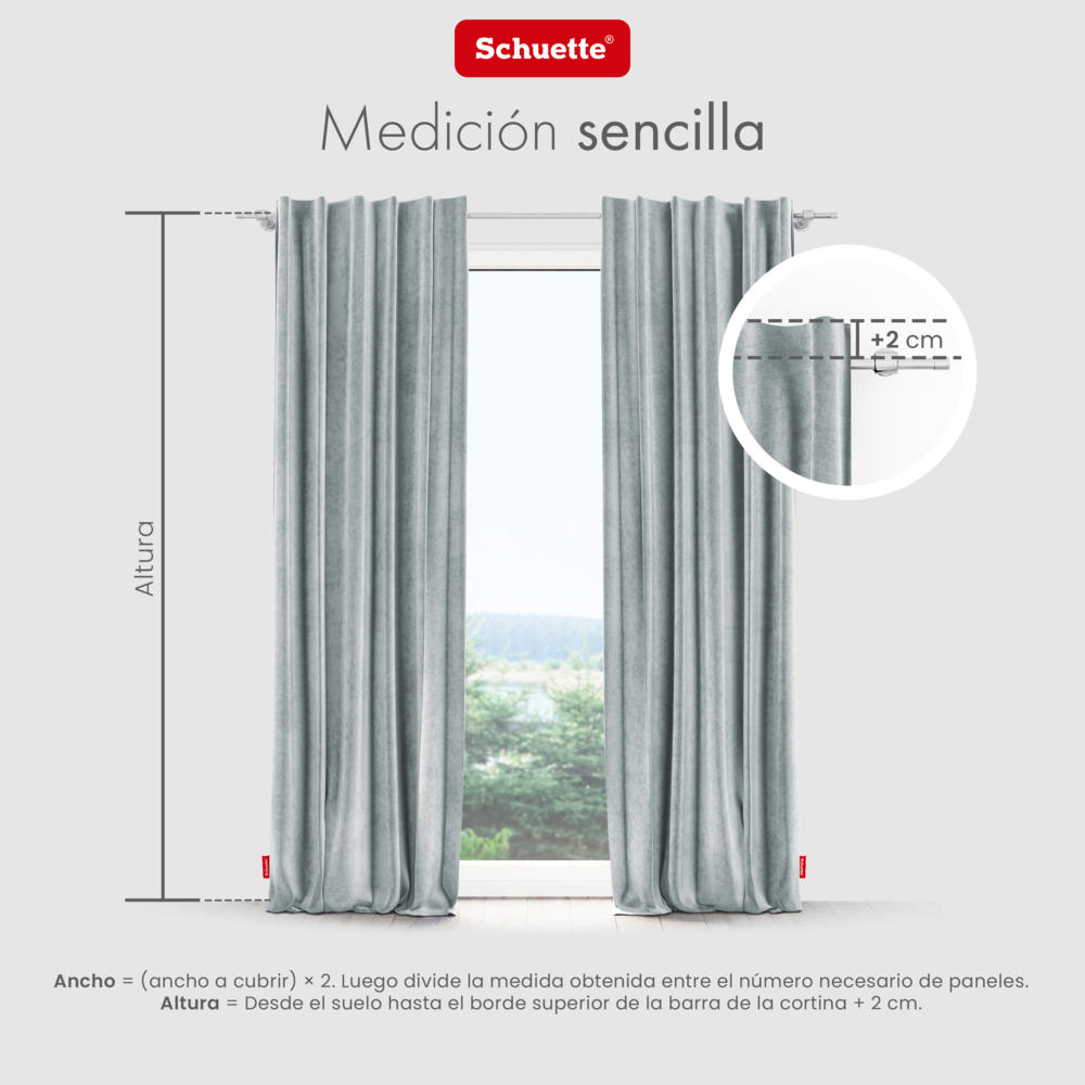 Guía para medir las ventanas para cortinas
