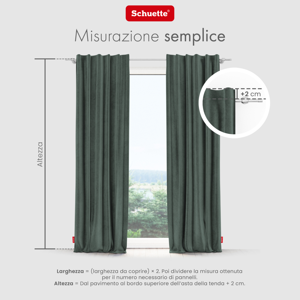 Guida per misurare le finestre per le tende