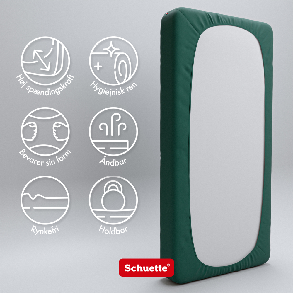 Eigenschappen van het hoeslaken: kreukvrij, ademend en hygiënisch