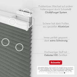 Plissee Stoff Eigenschaften von Schuette Melange Plissees