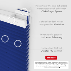 Thermo Plissee Stoff Eigenschaften von Schuette Thermo Plissees