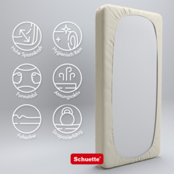 Schuette Spannbettlaken Eigenschaften Antipilling, Geruchsvorbeugend, Undurchsichtig