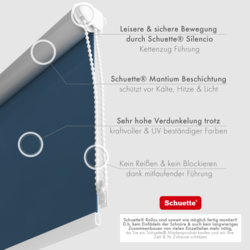 Stoff Eigenschaften von Schuette Verdunkelungsrollo mit Hitzeschutz