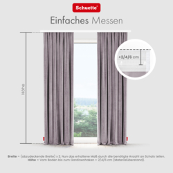Anleitung zum Fenster für Vorhänge ausmessen