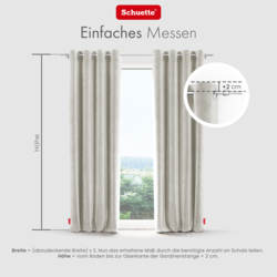 Anleitung zum Fenster für Vorhänge ausmessen