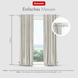 Anleitung zum Fenster für Vorhänge ausmessen