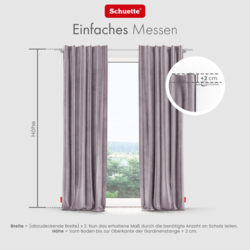 Anleitung zum Fenster für Vorhänge ausmessen