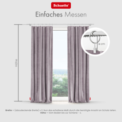 Anleitung zum Fenster für Vorhänge ausmessen