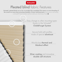 Schuette® Wabenplissee ohne Bohren nach Maß • Klebehalter & Schraubhalter 2in1 Set "Letsbond" • Honey Kollektion: The Dune (Beige) • Profilfarbe: Anthrazit