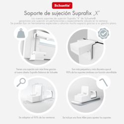 Schuette® Plissee ohne Bohren nach Maß • Suprafix Klemmhalter "X" • Melange Kollektion: Deep Sea (Blau) • Profilfarbe: Eiche