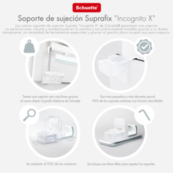 Schuette® Plissee ohne Bohren nach Maß • Suprafix Klemmhalter “Incognito X" • Melange Kollektion: Deep Sea (Blau) • Profilfarbe: Eiche