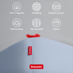 Características de las sábanas bajeras ajustables Schuette: antibolitas, prevención de olores y opacas
