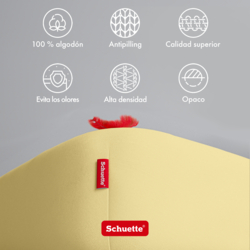 Características de las sábanas bajeras ajustables Schuette: antibolitas, prevención de olores y opacas