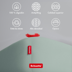Características de las sábanas bajeras ajustables Schuette: antibolitas, prevención de olores y opacas