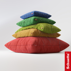 Dimensions des housses de coussin : 40 × 40, 50 × 50, 40 × 60, 40 × 80, 60 × 60 et 80 × 80 cm