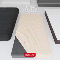 Draps-housses adaptés à toutes les dimensions, tous les types et toutes les hauteurs de matelas