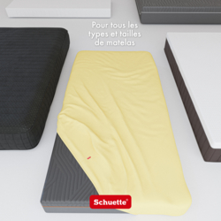 Draps-housses adaptés à toutes les dimensions, tous les types et toutes les hauteurs de matelas