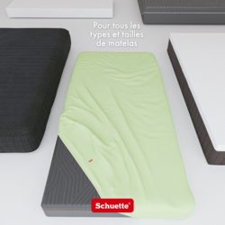 Draps-housses adaptés à toutes les dimensions, tous les types et toutes les hauteurs de matelas