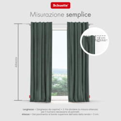 Guida per misurare le finestre per le tende