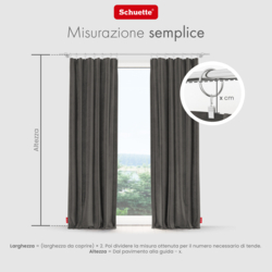 Schuette® Verdunkelungs-Vorhang Gardine mit Tunnelband nach Maß ● Millenium Velvet Kollektion: Great Wolf (Grau) ● 1 Stück ● Knitterfrei Pflegeleicht Thermo Blickdicht & stark Abdunkelnd