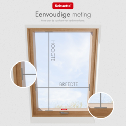 Schuette® Dachfenster Plissee nach Maß • Melange Kollektion: Deep Sea (Blau) • Profilfarbe: Eiche