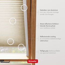Schuette® Dachfenster Wabenplissee nach Maß • Thermo x Honey Kollektion: Latte Mood (Sandbeige) • Profilfarbe: Walnuss
