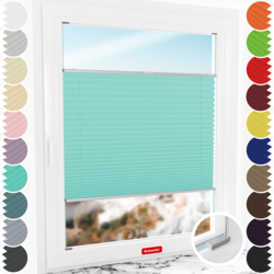 Schuette made-to-measure screw-mounted pleated window blind