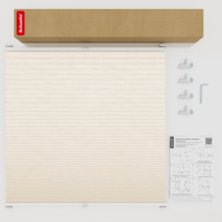 Contents of a Schuette honeycomb blind package purchased online