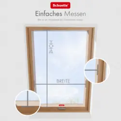 Schuette® Dachfenster Plissee nach Maß • Thermo Kollektion: Before Storm (Grau) • Profilfarbe: Weiß