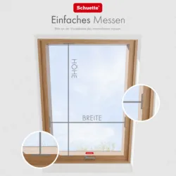 Schuette® Dachfenster Plissee nach Maß • Premium Kollektion: White Day (Weiß) • Profilfarbe: Weiß