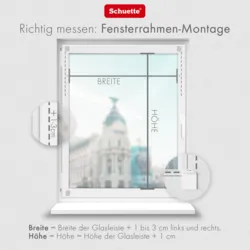 Schuette® Wabenplissee ohne Bohren nach Maß • Klebehalter & Schraubhalter 2in1 Set "Letsbond" • Honey Kollektion: Skyline (Blau) • Profilfarbe: Braun