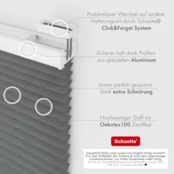 Plissee Stoff Eigenschaften von Schuette Melange Plissees