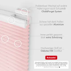 Plissee Stoff Eigenschaften von Schuette Premium Plissees