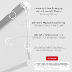 Stoff Eigenschaften von Schuette Verdunkelungsrollo mit Hitzeschutz