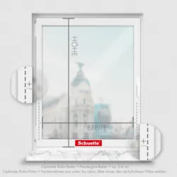 Anleitung zum Fenster für Rollo ausmessen