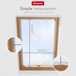 Schuette® Dachfenster Plissee nach Maß • Premium Kollektion: White Day (Weiß) • Profilfarbe: Weiß