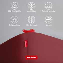 Schuette® Topper Spannbettlaken • 160 x 200 • Wow! Kollektion: Big Apple (Burgunderrot) • 100% Superfluff Baumwolle, Blickdicht, Faltenfrei • mit Rundumgummi • Matratzenhöhe bis 10 cm