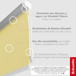 Schuette® Verdunkelungsrollo ohne Bohren & mit Bohren 2in1 nach Maß ● Kollektion Thermo Blackout: Sandy Shore (Beige) ● Profilfarbe: Weiß