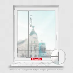 Schuette® Plissee mit Bohren nach Maß • Suprafix Halterungen “Mit Bohren” • Premium Kollektion: White Day (Weiß) • Profilfarbe: Weiß