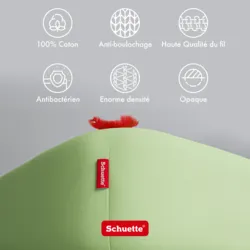 Schuette® Spannbettlaken • 140 x 200 • Wow! Kollektion: Lime Time (Hellgrün) • 100% Superfluff Baumwolle, Blickdicht, Faltenfrei • mit Rundumgummi • Matratzenhöhe bis 20 cm