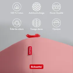 Schuette® Topper Spannbettlaken • 200 x 200 • Wow! Kollektion: Pink Fiction (Altrosa) • 100% Superfluff Baumwolle, Blickdicht, Faltenfrei • mit Rundumgummi • Matratzenhöhe bis 10 cm
