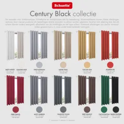 Schuette® Verdunkelungs-Vorhang Gardine mit Ösen nach Maß ● Century Black Kollektion: Fine Platinium (Silber) ● 1 Stück ● Knitterfrei Pflegeleicht Thermo Blickdicht & stark Abdunkelnd