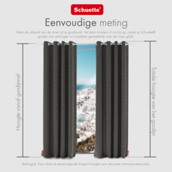 Schuette® Verdunkelungs-Vorhang Gardine mit Ösen nach Maß ● Millenium Velvet Kollektion: Great Wolf (Grau) ● 1 Stück ● Knitterfrei Pflegeleicht Thermo Blickdicht & stark Abdunkelnd